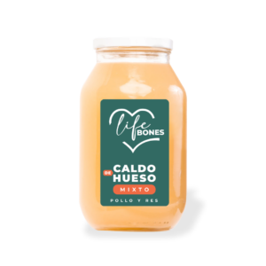 Caldo de Hueso de Pollo y Res